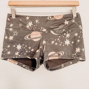 Fleo Original Black Stars/Galaxy Shorts. Size Medium